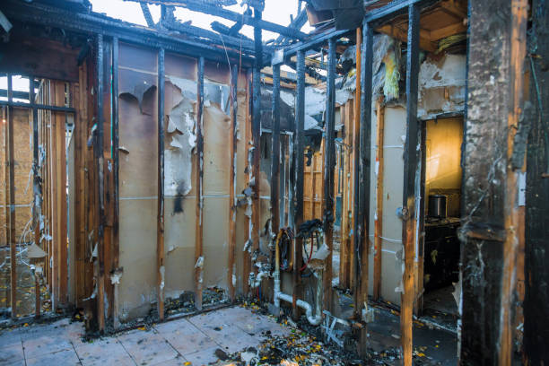 Professional Fire Damage Cleanup technician working in Chandler, AZ
